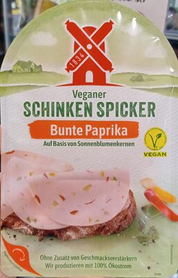 Rügenwalder Mühle Veganer Schinken Spicker Paprika 80g
