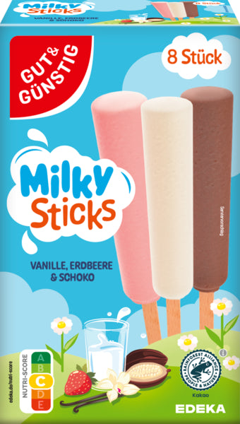GUT&GÜNSTIG Milky Sticks Trio 8x38ml