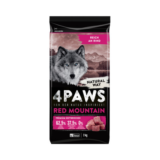 4Paws reich an Rind 2kg foodpipe [Lebensmittel-Lieferservice Rostock]