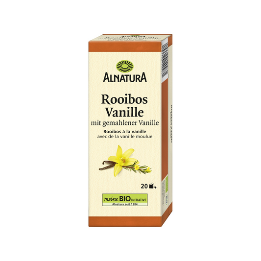 Bio Alnatura Rooibos Vanille Tee 20ST 30g foodpipe [Lebensmittel-Lieferservice Rostock]
