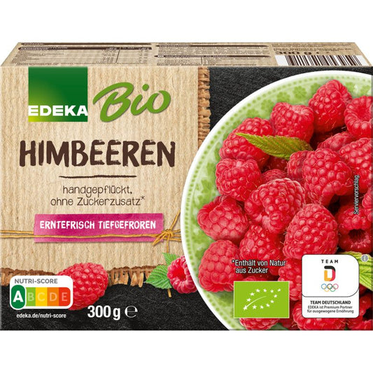 Bio EDEKA Himbeeren 300g foodpipe [Lebensmittel-Lieferservice Rostock]