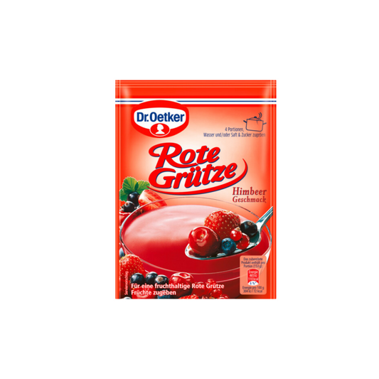 Dr.Oetker Rote Grütze für 3x500ml 120g foodpipe [Lebensmittel-Lieferservice Rostock]