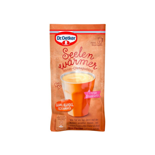 Dr.Oetker Seelenwärmer Pudding Sahne-Mandel für 150ml 58g foodpipe [Lebensmittel-Lieferservice Rostock]