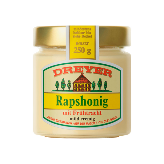 Dreyer Rapshonig mit Frühtracht 250g foodpipe [Lebensmittel-Lieferservice Rostock]