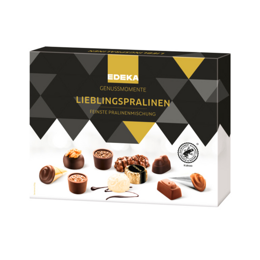 EDEKA Genussmomente Pralinenmischung Lieblingspralinen 200g foodpipe [Lebensmittel-Lieferservice Rostock]