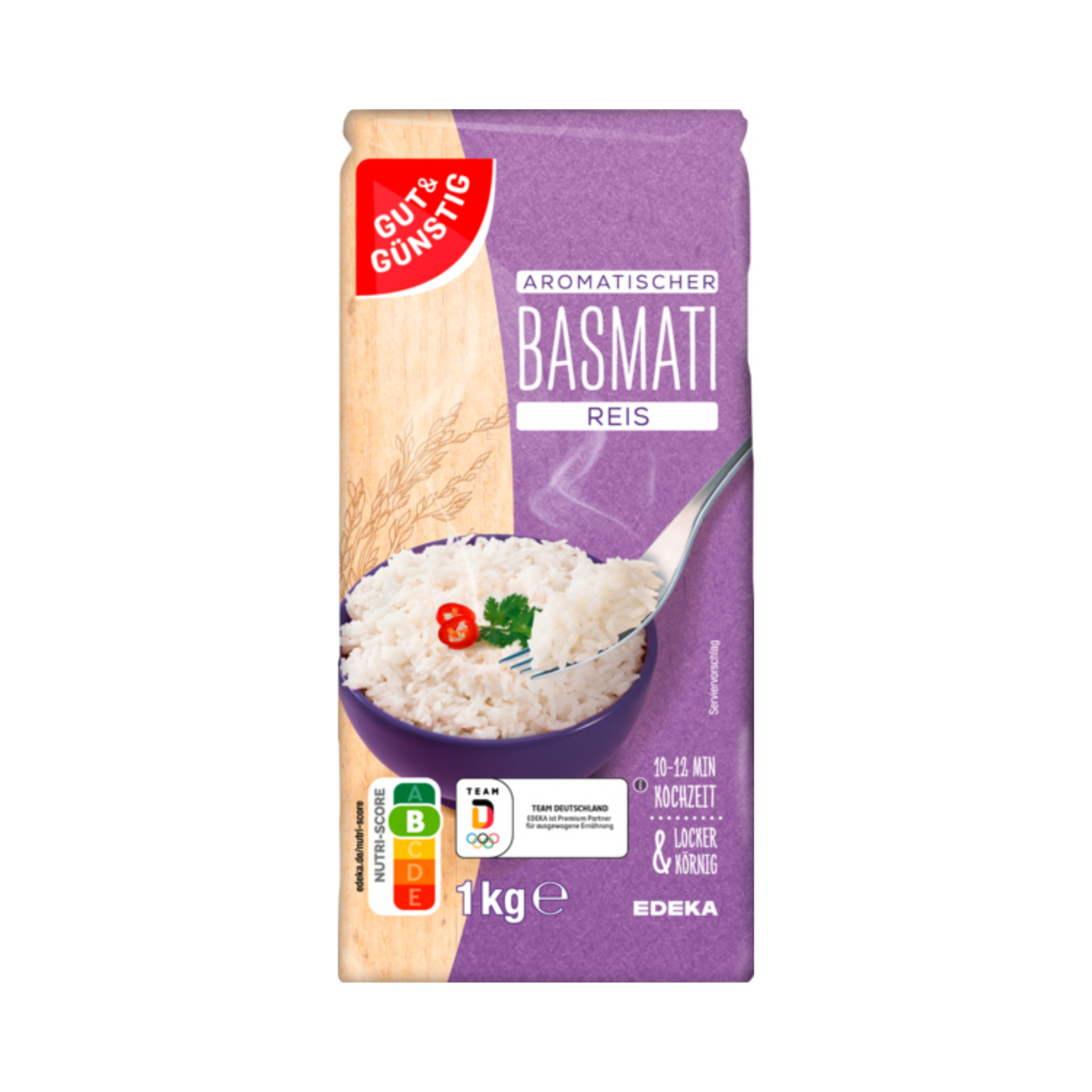 GUT&GÜNSTIG Basmati Reis 1000g foodpipe [Lebensmittel-Lieferservice Rostock]