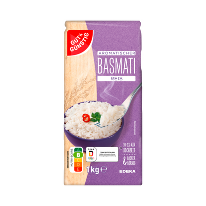 GUT&GÜNSTIG Basmati Reis 1000g foodpipe [Lebensmittel-Lieferservice Rostock]