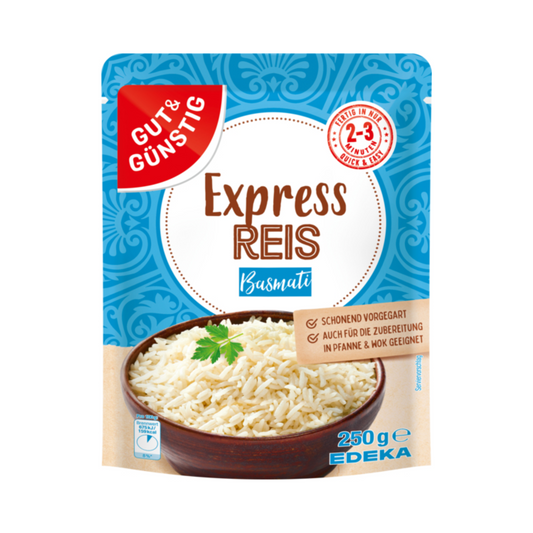 GUT&GÜNSTIG Express Reis Basmati 250g foodpipe [Lebensmittel-Lieferservice Rostock]
