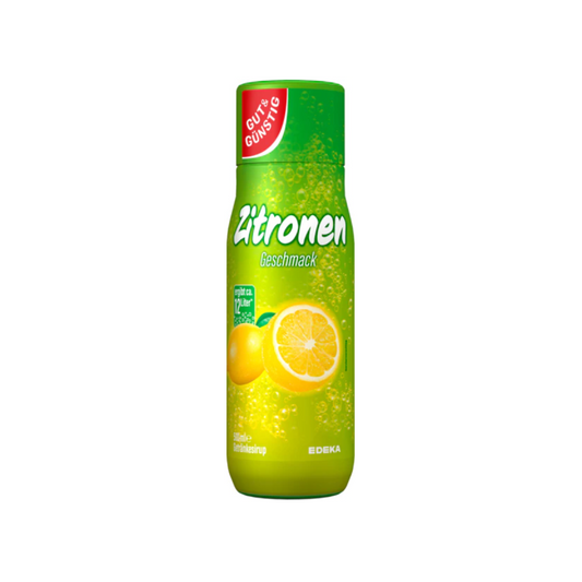 GUT&GÜNSTIG Sirup Zitrone 0,5l PET foodpipe [Lebensmittel-Lieferservice Rostock]