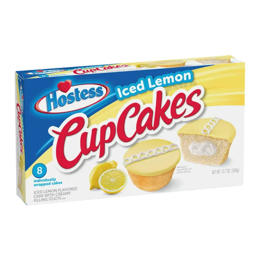 Hostess Iced Lemon Cupcakes 360g foodpipe [Lebensmittel-Lieferservice Rostock]