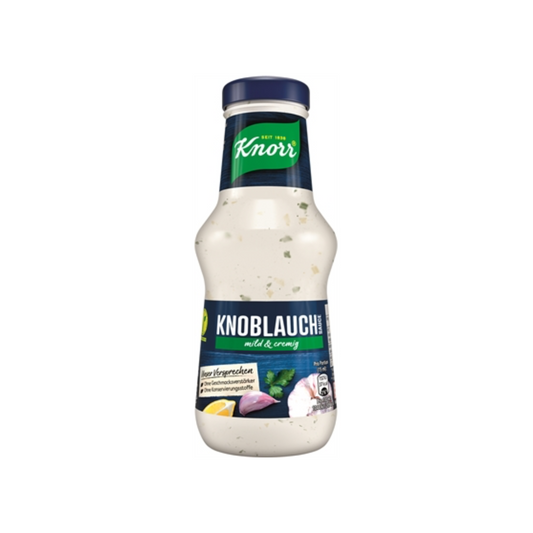 Knorr Schlemmersauce Knoblauch 250ml foodpipe [Lebensmittel-Lieferservice Rostock]