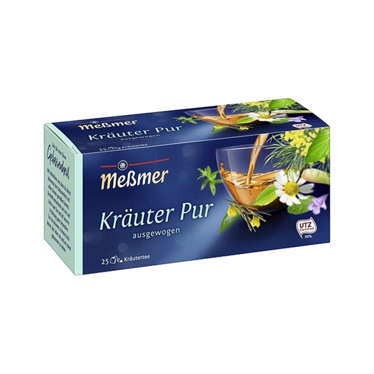 Meßmer Kräuter Pur Tee 25x2,00g foodpipe [Lebensmittel-Lieferservice Rostock]