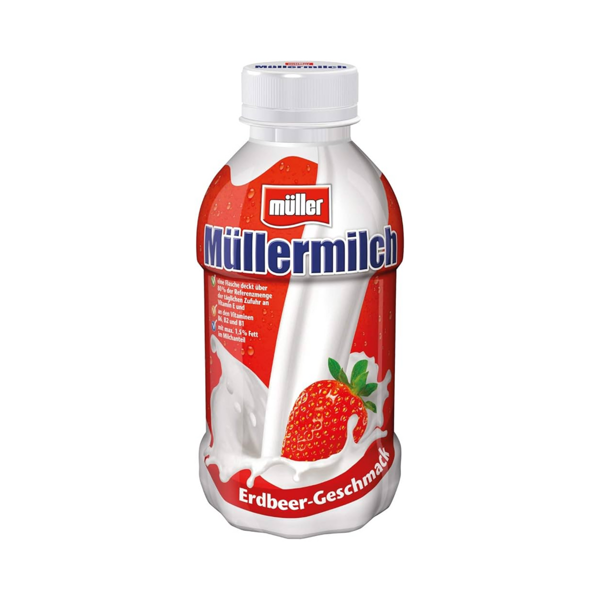 Müllermilch Erdbeer 400ml DPG foodpipe [Lebensmittel-Lieferservice Rostock]