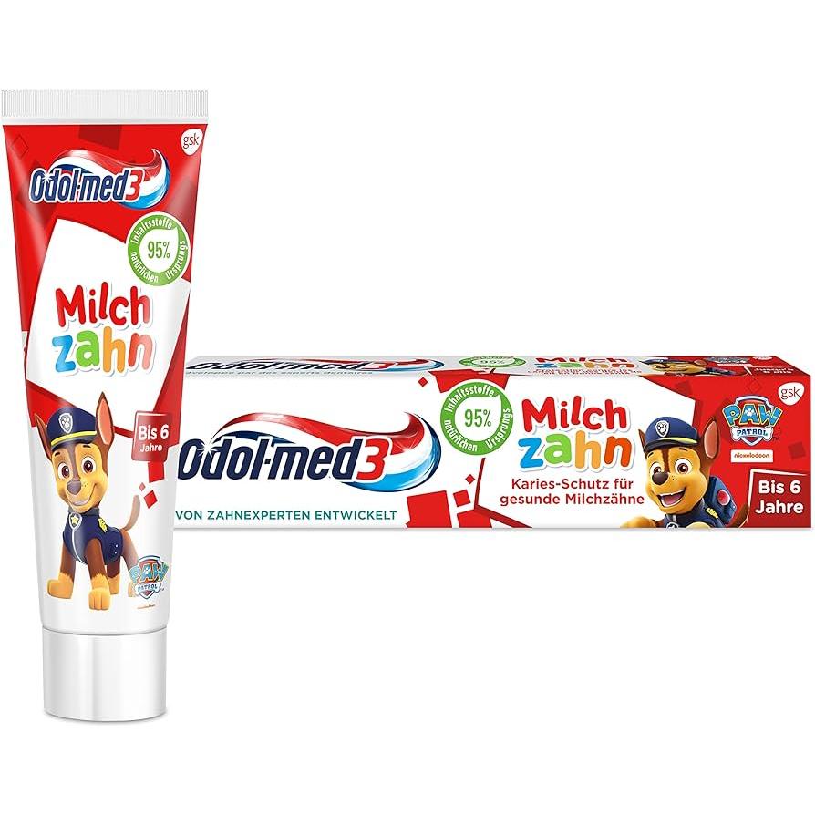 Odol-med3 Milchzahn Zahncreme 50ml foodpipe [Lebensmittel-Lieferservice Rostock]