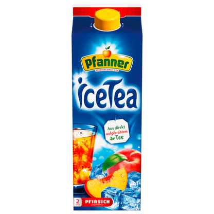Pfanner Eistee Pfirsich 2l foodpipe [Lebensmittel-Lieferservice Rostock]