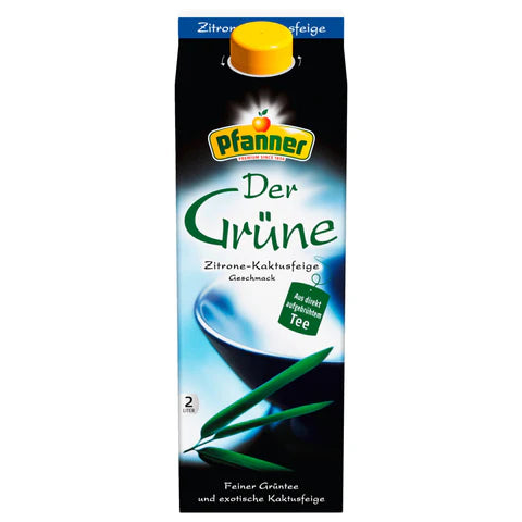 Pfanner Grüner Tee Zitrone-Kaktusfeige 2l foodpipe [Lebensmittel-Lieferservice Rostock]